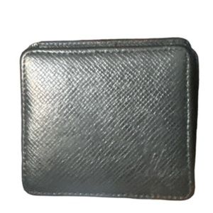 Louis Vuitton Taiga Leather Coin Case Black